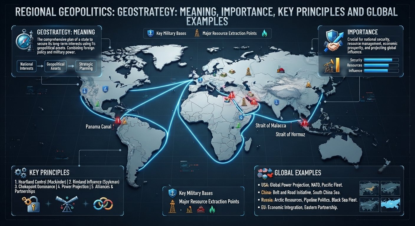 Geostrategy: Meaning, Importance, Key Principles and Global Examples