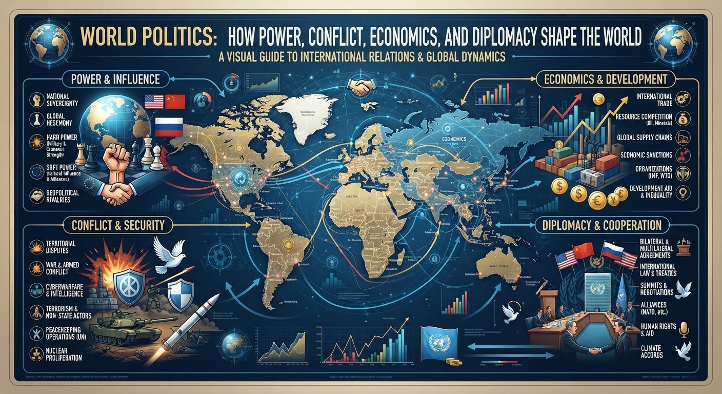 World Politics: How Power, Conflict, Economics and Diplomacy Shape the World