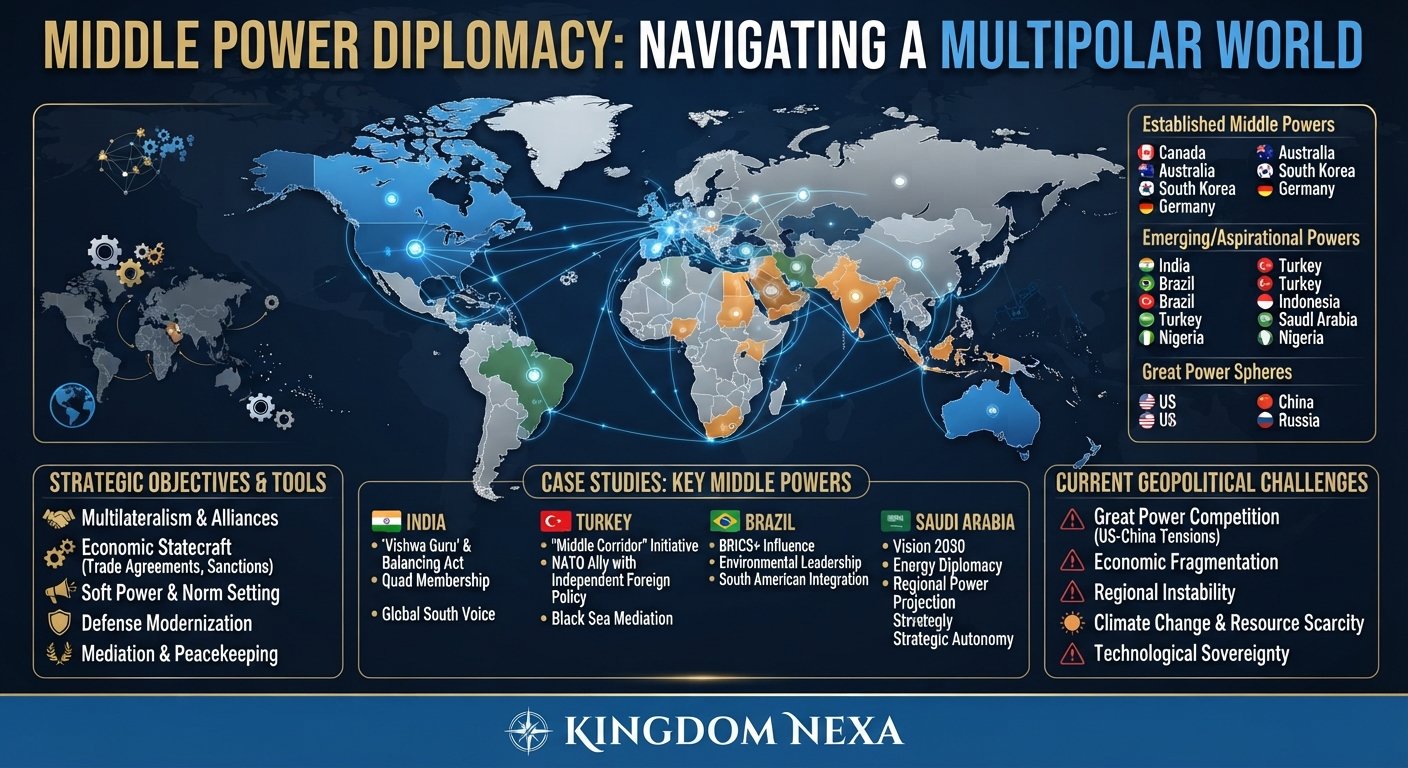 Middle Power Diplomacy: How Influential States Shape Global Politics
